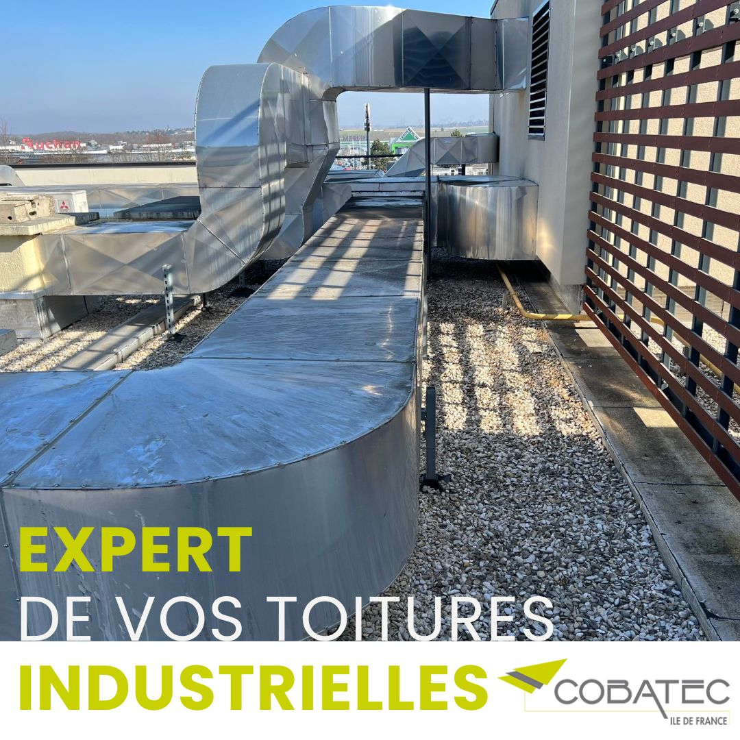 Cobatec IDF assure les travaux d'étanchéité et de réfection complète de toiture plate ou toit-terrasse sur tous types de supports !